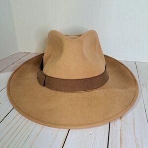 J. Crew Honey Brown Western Hat